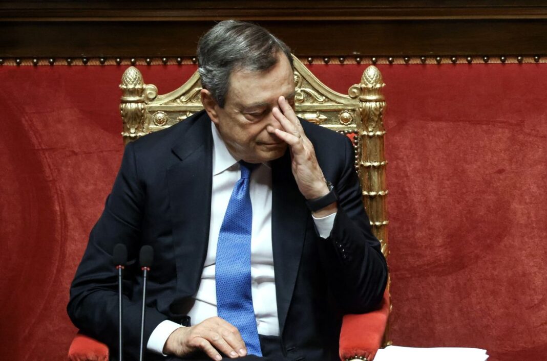 Italy PM Mario Draghi declares resignations