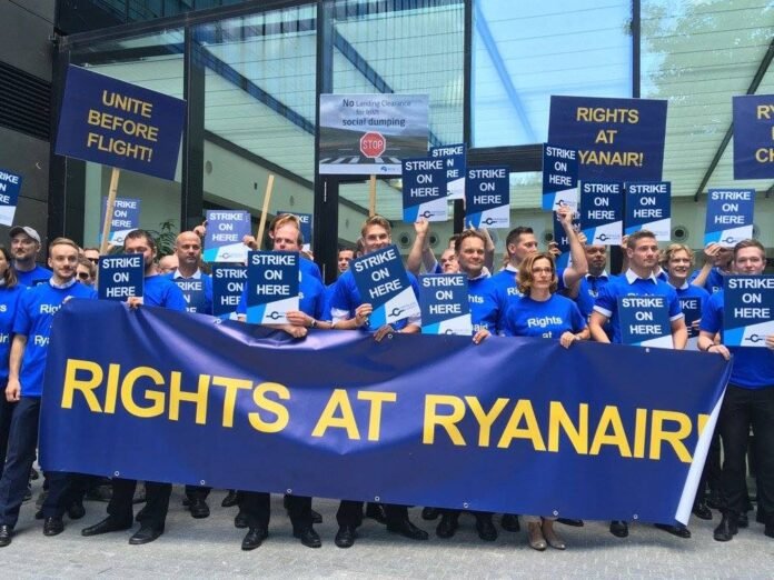 Ryanair announces more strikes in Belgium and France on 23 and 24 July