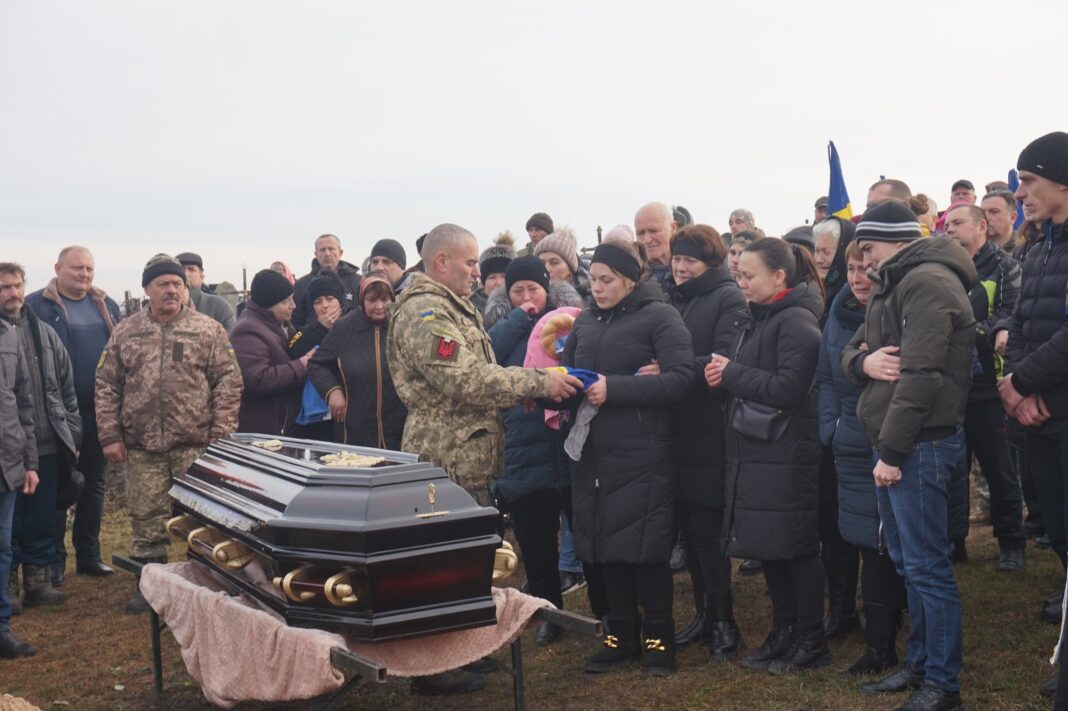 On December 26, today, the Lyubashiv community, with bitter sadness, pain and tears, said goodbye to the courageous Defender, the faithful Son of Ukraine, who, on December 21, 2022, gave his life while performing a combat mission in defence of Ukraine