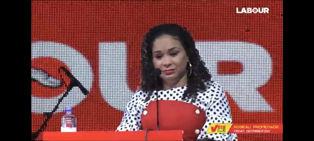 The Dominica Labour Party has organized an event for the launch of one of their most prominent politician, Melissa Poponne-Skerrit from the Central Roseau constituency for the upcoming snap general elections, which are scheduled for Tuesday, December 6, 2022