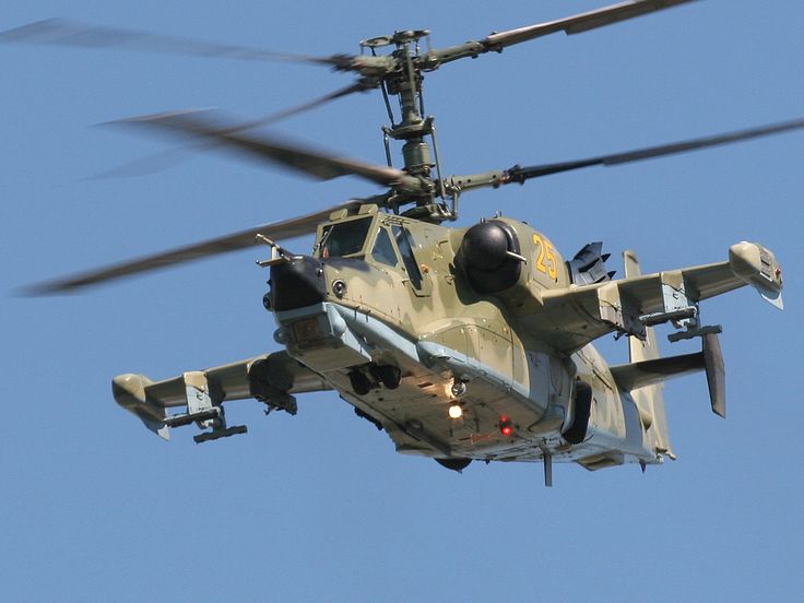 In Vladivostok, a Ka-52 was spotted with the 