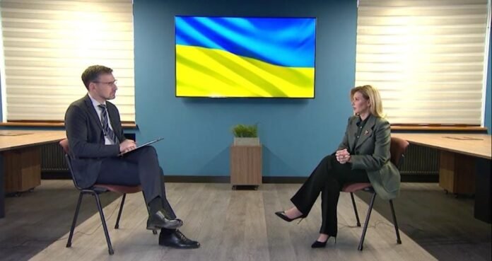 During the interview with Vadim karpâkom for a television programme, Olena Zelenska, the first lady of Ukraine, mentioned what she did in 2022 with the cooperation of several European administrations