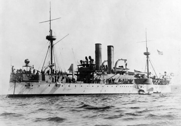 In 1898, the USS Maine (ACR 1) exploded in Havana Harbor. While it was likely due to an accident on board, the sudden tragedy and its uncertain origins provided fuel for some influential Americans who wanted to instigate a war against Spain