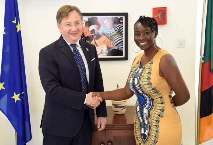 European Union in Zambia hosts talented Zambian songbird and activist Wezi Mhone