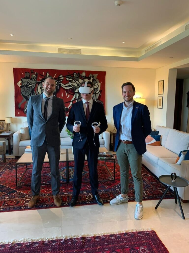 The embassy of Belgium in Abu Dhabi reported on Wednesday, 22 March 2023, that a meeting was hosted at Bart Ouvry's residence with several ambassadors and colleagues about the framework of Digital Diplomacy. During the meeting, two fellow countrymen, Seppe Verheyen and Jeremy Density, took over the floor