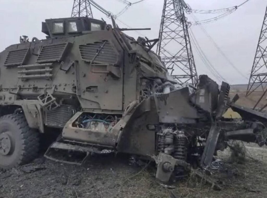 The Australia-provided four-wheel-drive, blast-resistant vehicle that was supplied to Ukraine was destroyed close to Bakhmut during a vicious attack launched by Russian troops active in the region