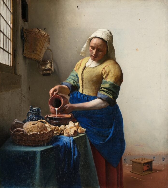 Story behind Milkmaid, oil canvas painting by famous Dutch painter Johannes Vermeer Story behind Milkmaid, oil canvas painting by famous Dutch painter Johannes Vermeer