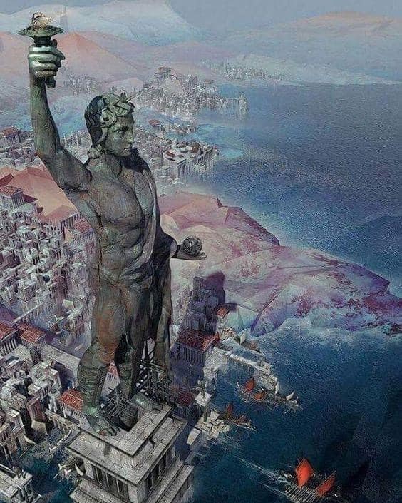 KNOW HERE: Colossus of Rhodes in Greece, one of Seven Wonders of ancient world
