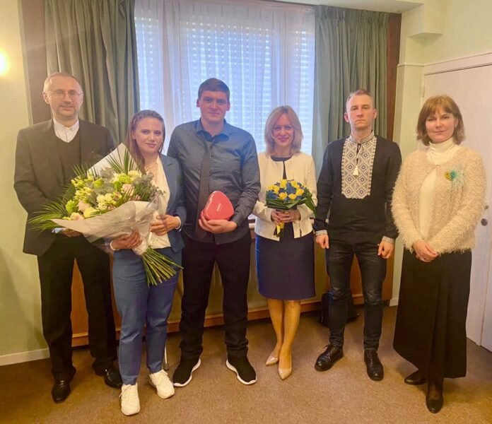 Embassy of Ukraine in Belgium honours wedding ceremony of two Ukraine Warriors and Defenders, Sergei and Snow