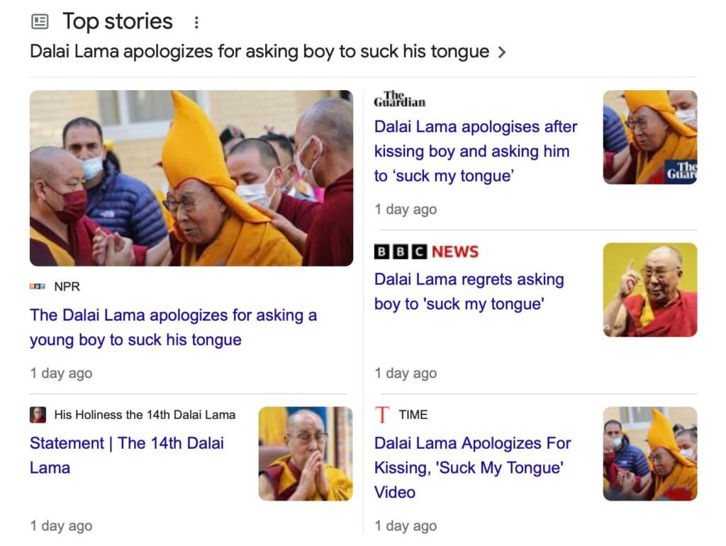 Dalai Lama is back in the news, and not for good reason, says Nury Vittachi