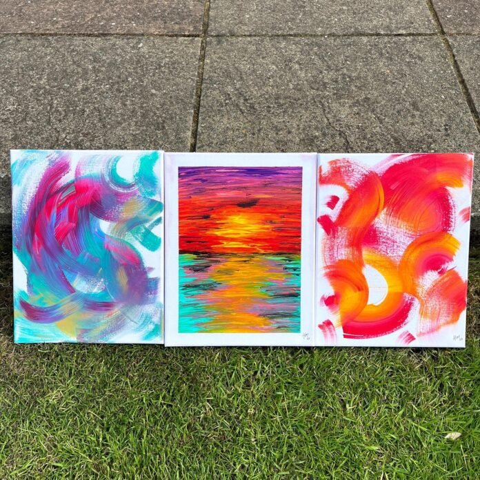 Martel artist uses paintbrush after over ten years, shares his experience