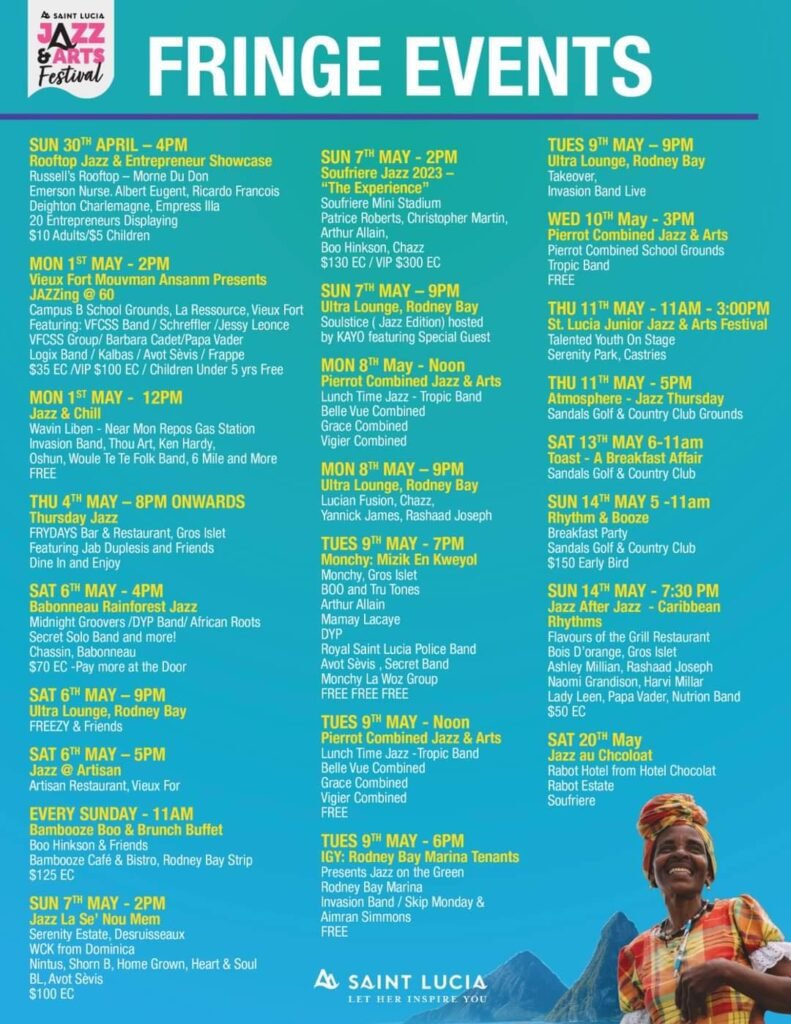 Saint Lucia: Deputy PM welcomes Fringe Events Jazz Festival 2023