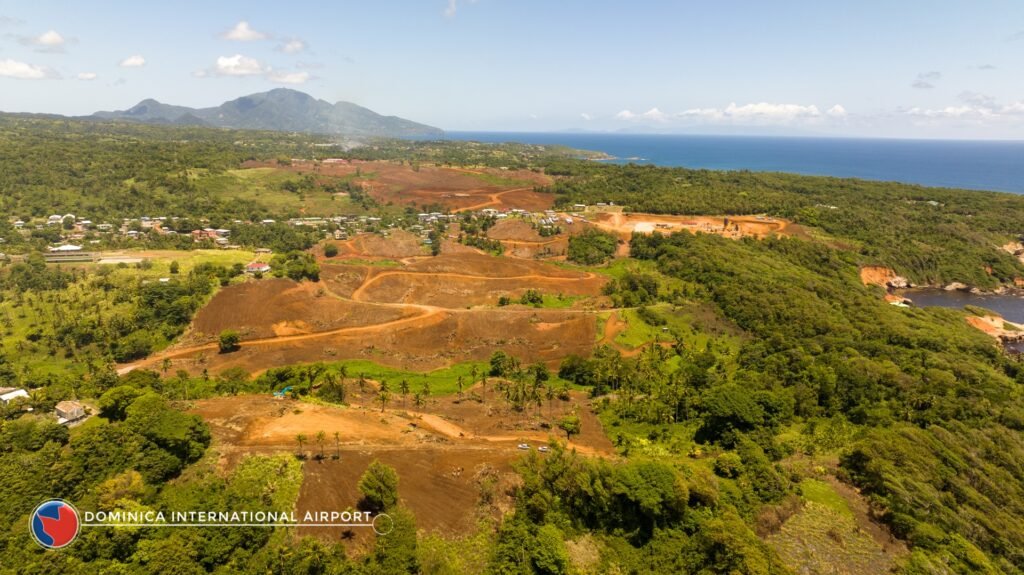 Government of Dominica shares glimpses from construction of International Airport