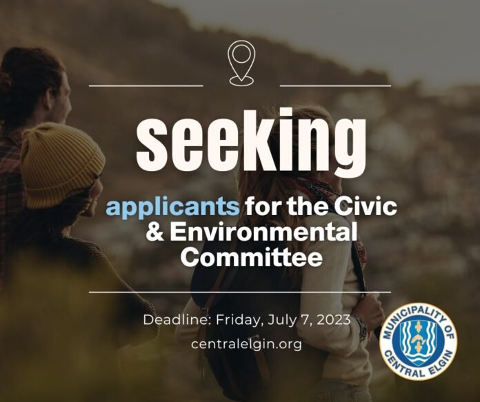 Ontario, Canada: Municipality of Central Elgin seeks CEC Applicants Ontario, Canada: Municipality of Central Elgin seeks CEC Applicants