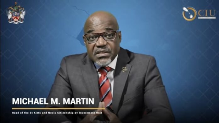 CIU Head Michael Martin efforts to strengthen CBI programmes of St Kitts & Nevis for Investors