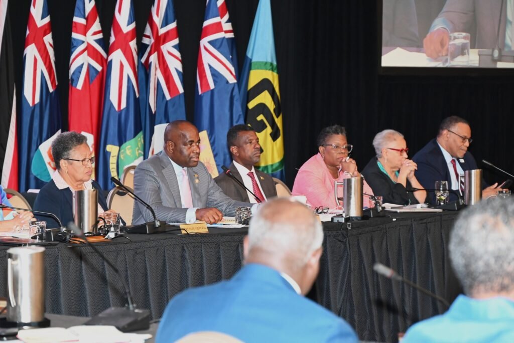 Dominica: PM Roosevelt Skerrit meets Rwanda President Paul Kagame at 45th Conference of CARICOM