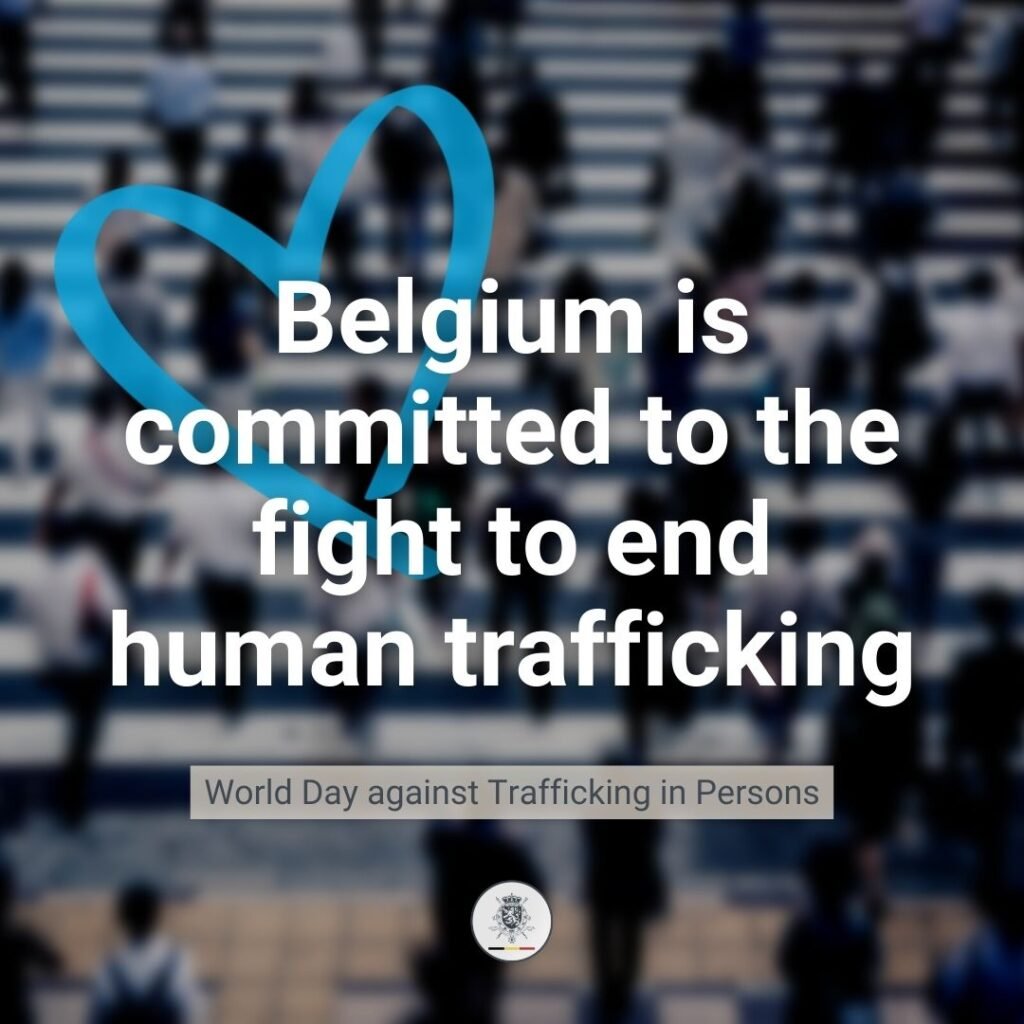 Belgium celebrates UNODC'S Blue Heart Campaign 2023, addresses Human Trafficking issues