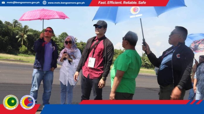 Philippines, MOTC Minister Tago runway asphalt overlay phases of completion