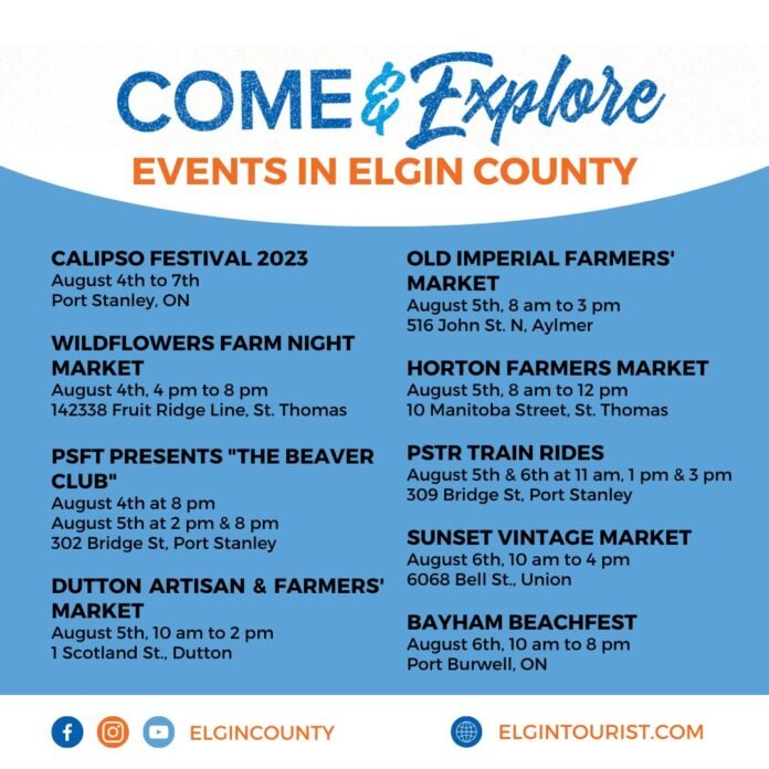 Port Stanely Calipso Festival 2023 to be back in Central Elgin Port Stanely Calipso Festival 2023 to be back in Central Elgin