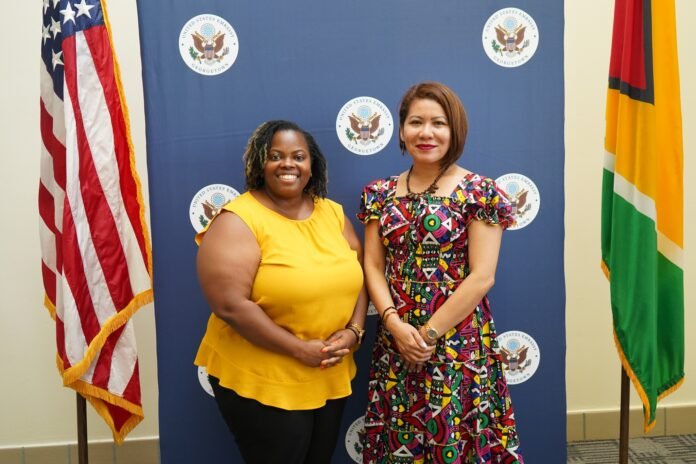 US Embassy in Guyana congratulates Director of Human Resources Rohmena Chung US Embassy in Guyana congratulates Director of Human Resources Rohmena Chung