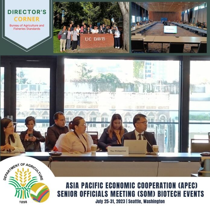 Philippines: Bureau of Agriculture and Fisheries Standards attends APEC Senior Officers meeting
