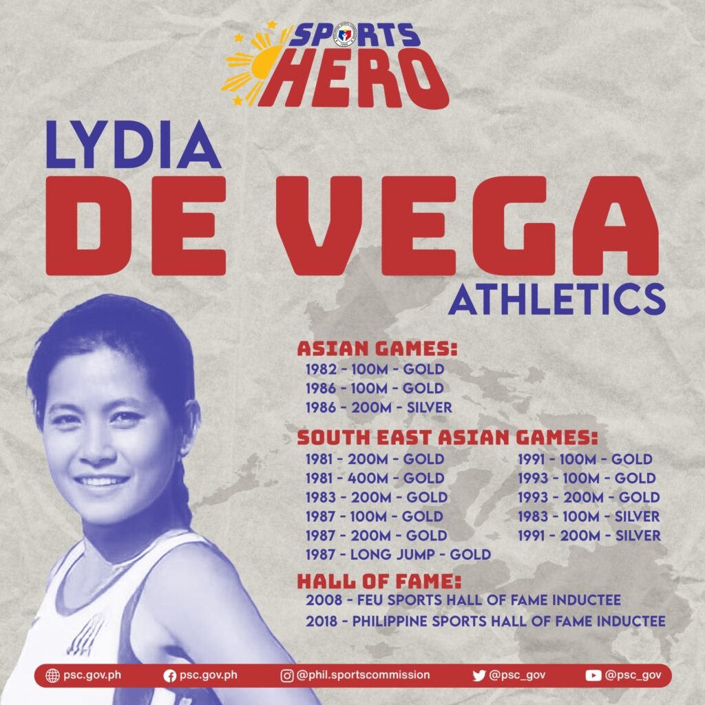 Philippines Sports Commission honours Sprinter Lydia de Vega, recognises her achievements