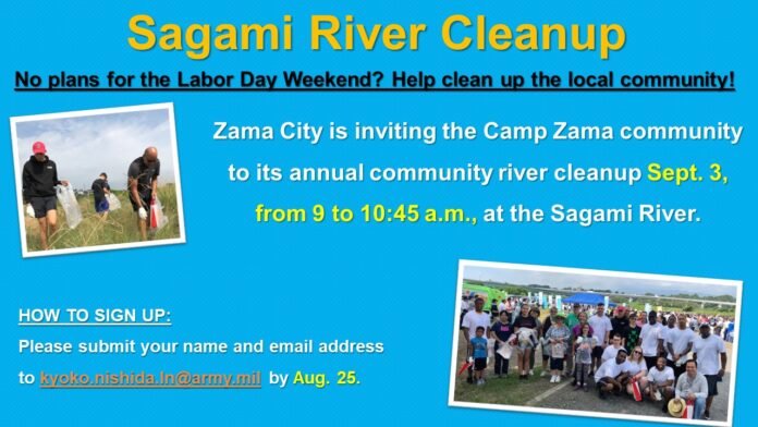 United States Army in Garrison, Japan, is all set to host Sagami River Clean-up initiative United States Army in Garrison, Japan, is all set to host Sagami River Clean-up initiative