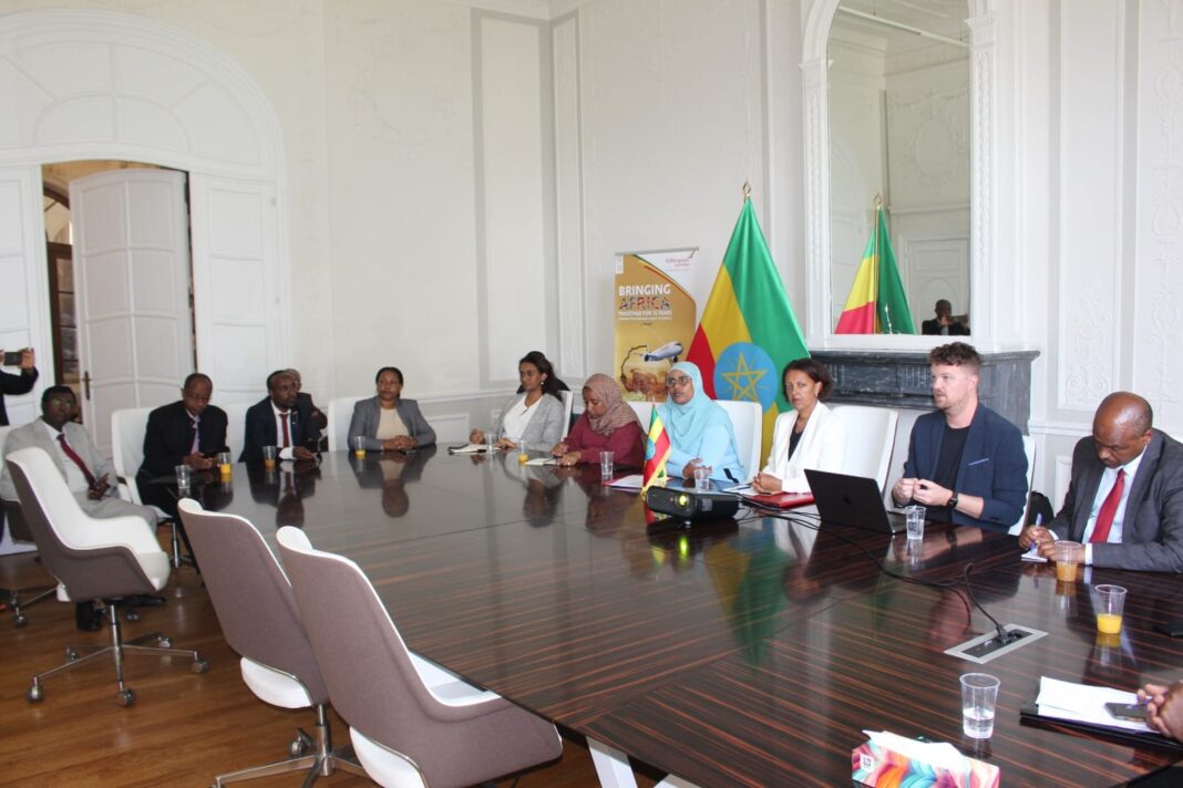 Ethiopian Minister of Urban and Infrastructure Chaltu Sani visits Belgium