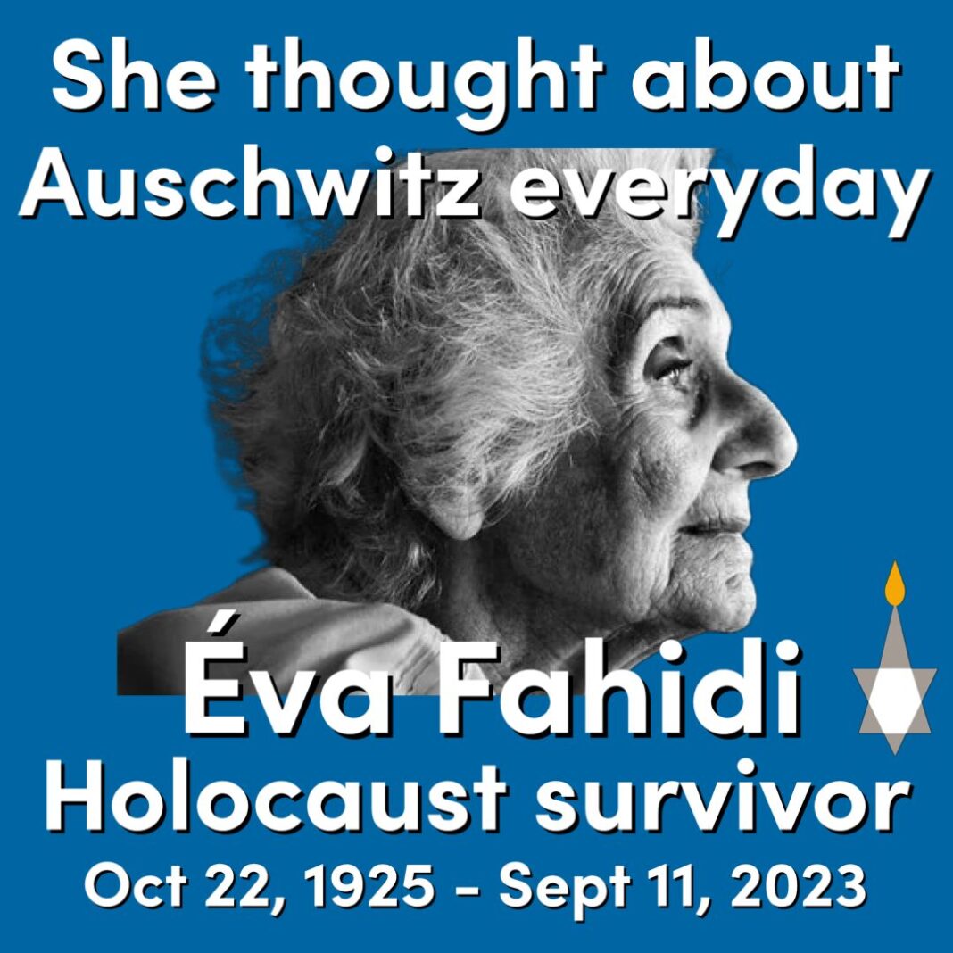 Claims Conference shares story of holocaust survivor Eva Fahidi