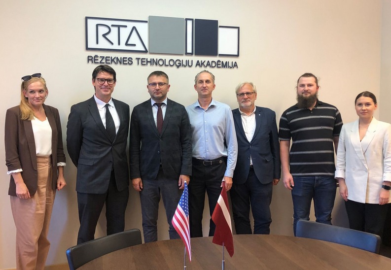 US Embassy in Riga, Latvia, visits Rezekne, met Ambassador Robinson