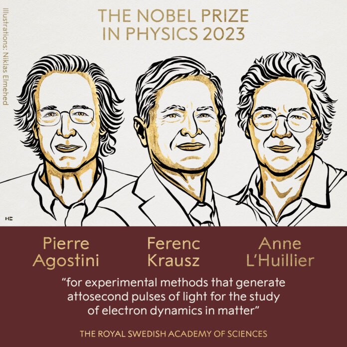 Prestigious Nobel Prize in Physics 2023 Awardees Pierre Agostini and Anne L'Huillier Prestigious Nobel Prize in Physics 2023 Awardees Pierre Agostini and Anne L'Huillier
