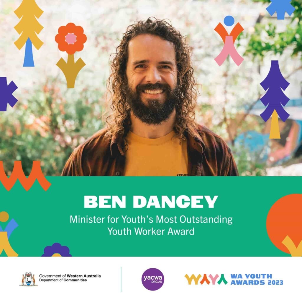 Australia: YACWA congratulates Ben Dancey, on reaching final stage of Youth Worker Award