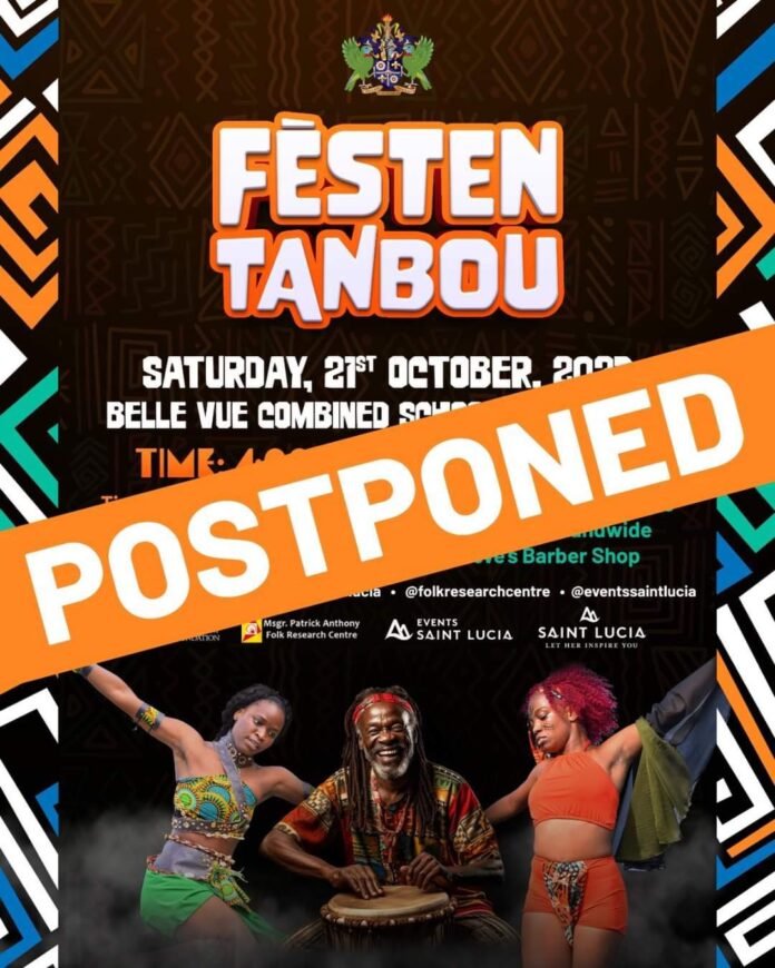 Saint Lucia: Festen Tonbu to be postponed amid weather conditions, informs Deputy PM Ernest