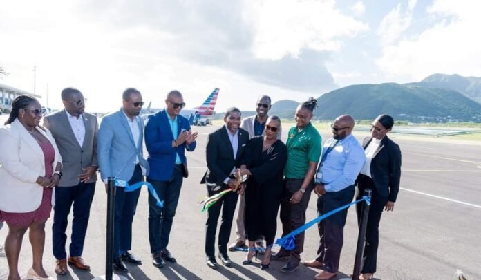 PM Drew at unveiling ceremony, credits to SKNIS Facebook page PM Drew at unveiling ceremony, credits to SKNIS Facebook page