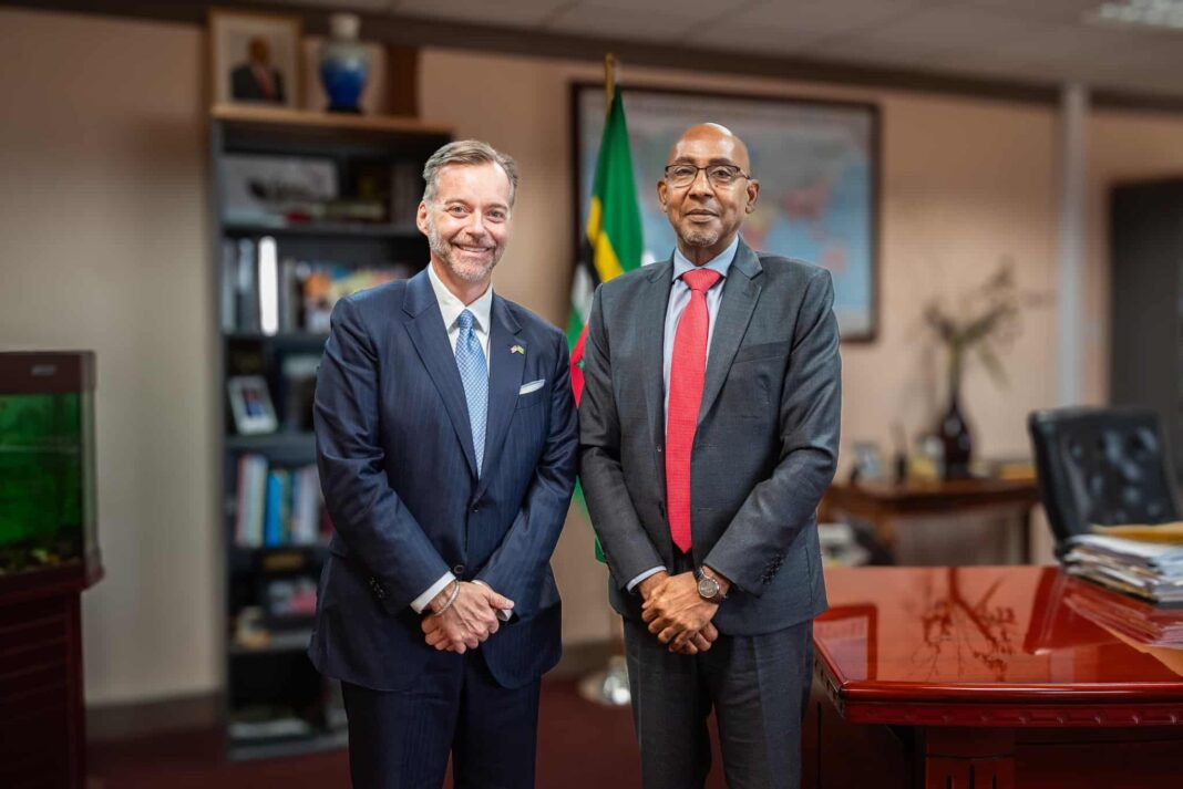 Ambassador Nyhus has visited Dominica and met the president of the country- Sylvanie Burton and presented his credentials to her. He extended his support to maintain their partnership to fulfil the shared goals of both the nations