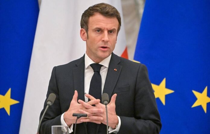 French President Emmanuel Macron underscored Ukraine's formidable challenge in establishing an air defense network akin to Israel's French President Emmanuel Macron underscored Ukraine's formidable challenge in establishing an air defense network akin to Israel's