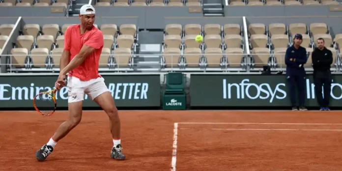 Nadal's storied career at Roland Garros is the stuff of legend. Fourteen titles over nineteen years have cemented his status as one of the greatest tennis players of all time Nadal's storied career at Roland Garros is the stuff of legend. Fourteen titles over nineteen years have cemented his status as one of the greatest tennis players of all time