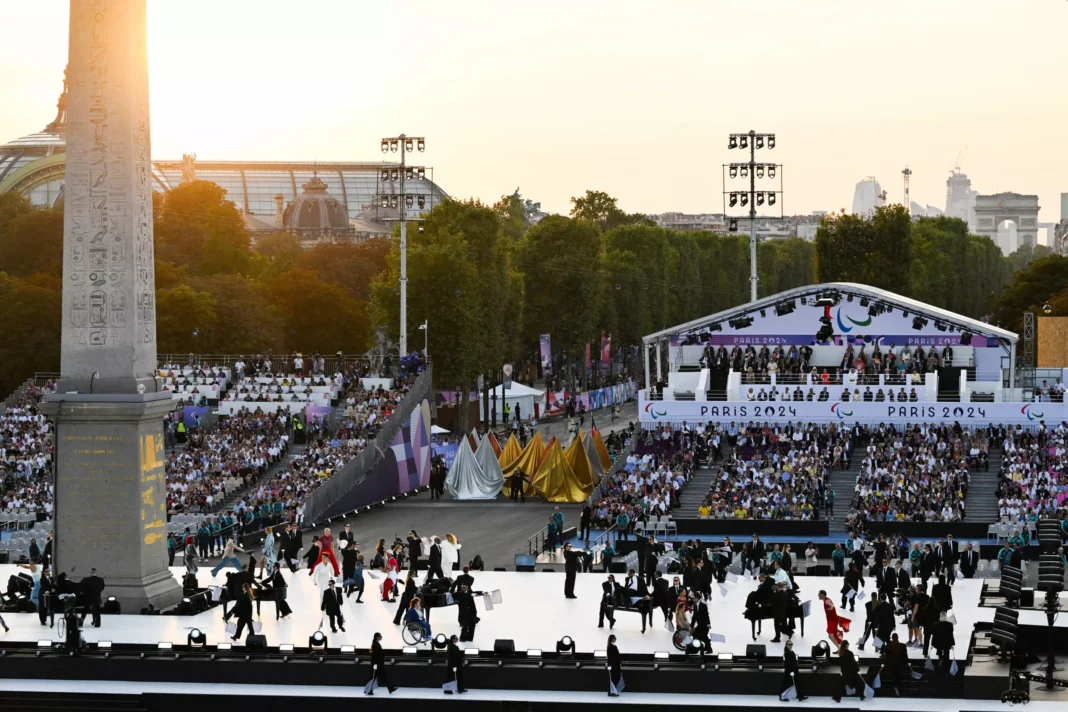 For the first time, the opening ceremony took place at the historic Place de la Concorde, a departure from the traditional stadium-based format seen in past Paralympic Games