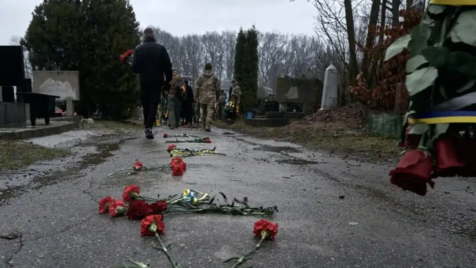 The repatriated bodies will undergo forensic examination to confirm their identities, with the Ukrainian authorities pledging to identify the fallen soldiers as quickly as possible The repatriated bodies will undergo forensic examination to confirm their identities, with the Ukrainian authorities pledging to identify the fallen soldiers as quickly as possible