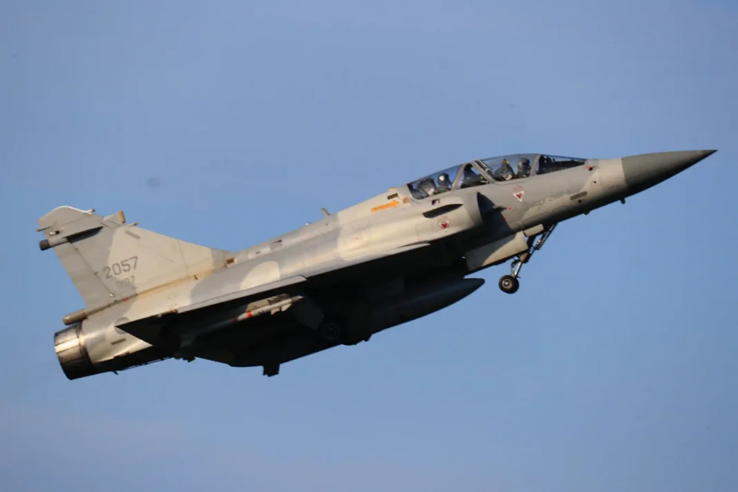 The departure of the Mirage 2000-D jets from Chad’s N’Djamena base was witnessed by Chadian military officials who bid the French forces farewell