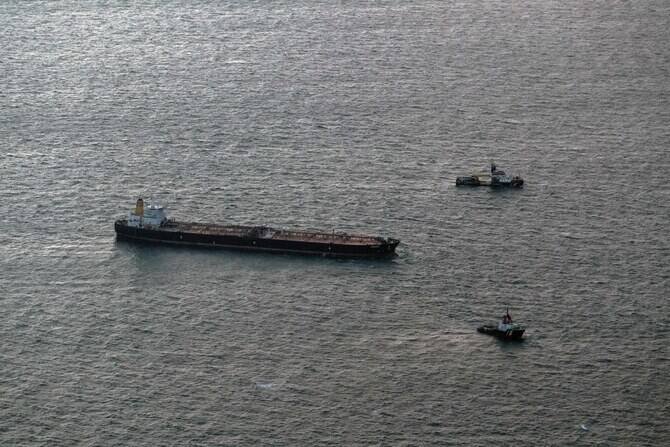 French Navy patrols near Saint Nazaire where the sanctioned oil tanker Boracay is under investigation for shadow fleet operations French Navy patrols near Saint Nazaire where the sanctioned oil tanker Boracay is under investigation for shadow fleet operations